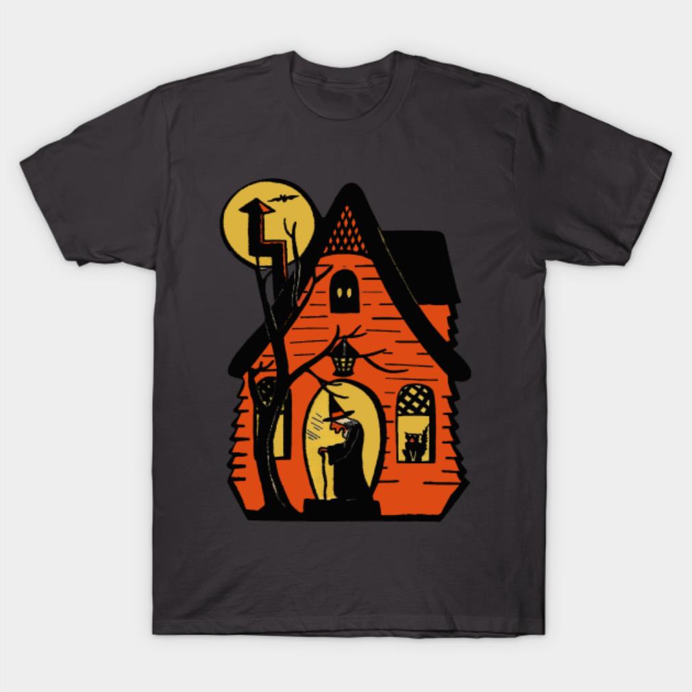 Witchy House Halloweem T-Shirt