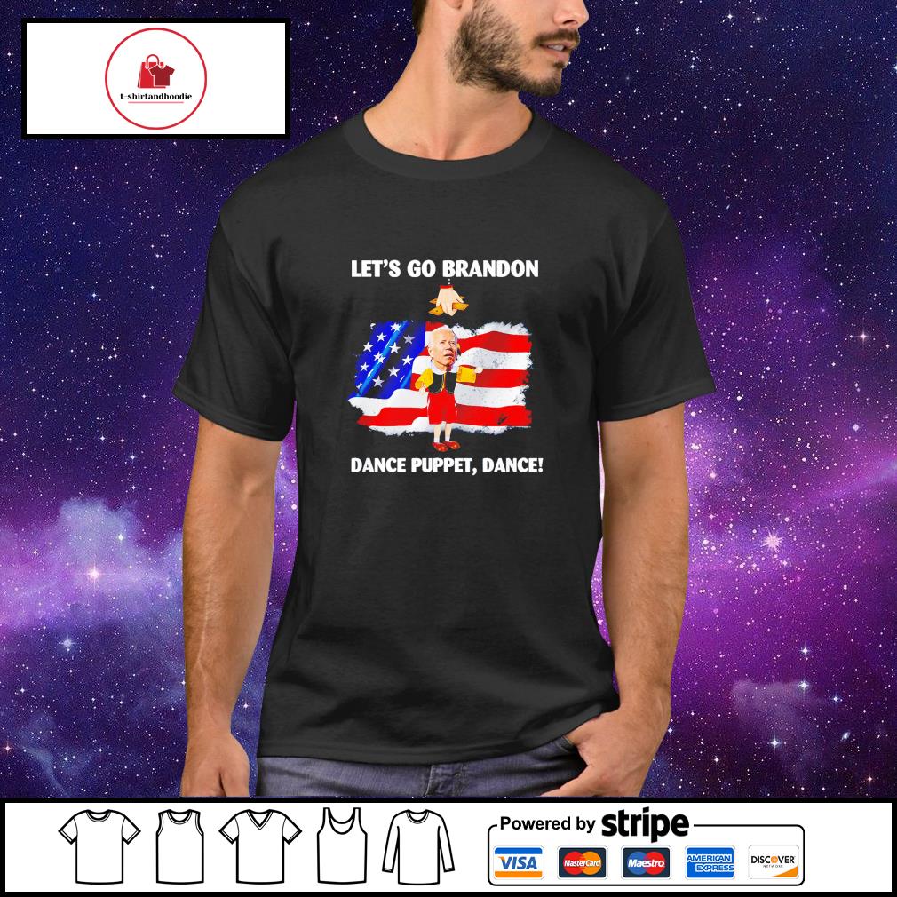 Let’s Go Biden Puppet USA Flag dance puppet dance T-Shirt
